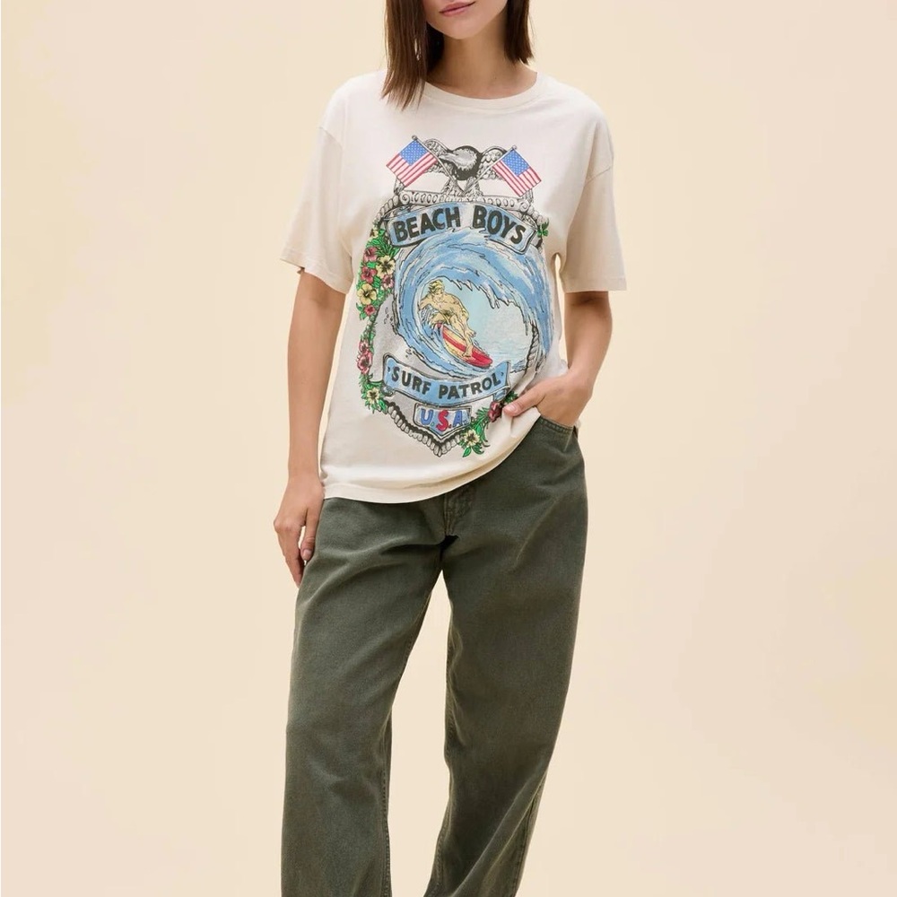 Daydreamer The Beach Boys Surf Patrol Boyfriend Tee